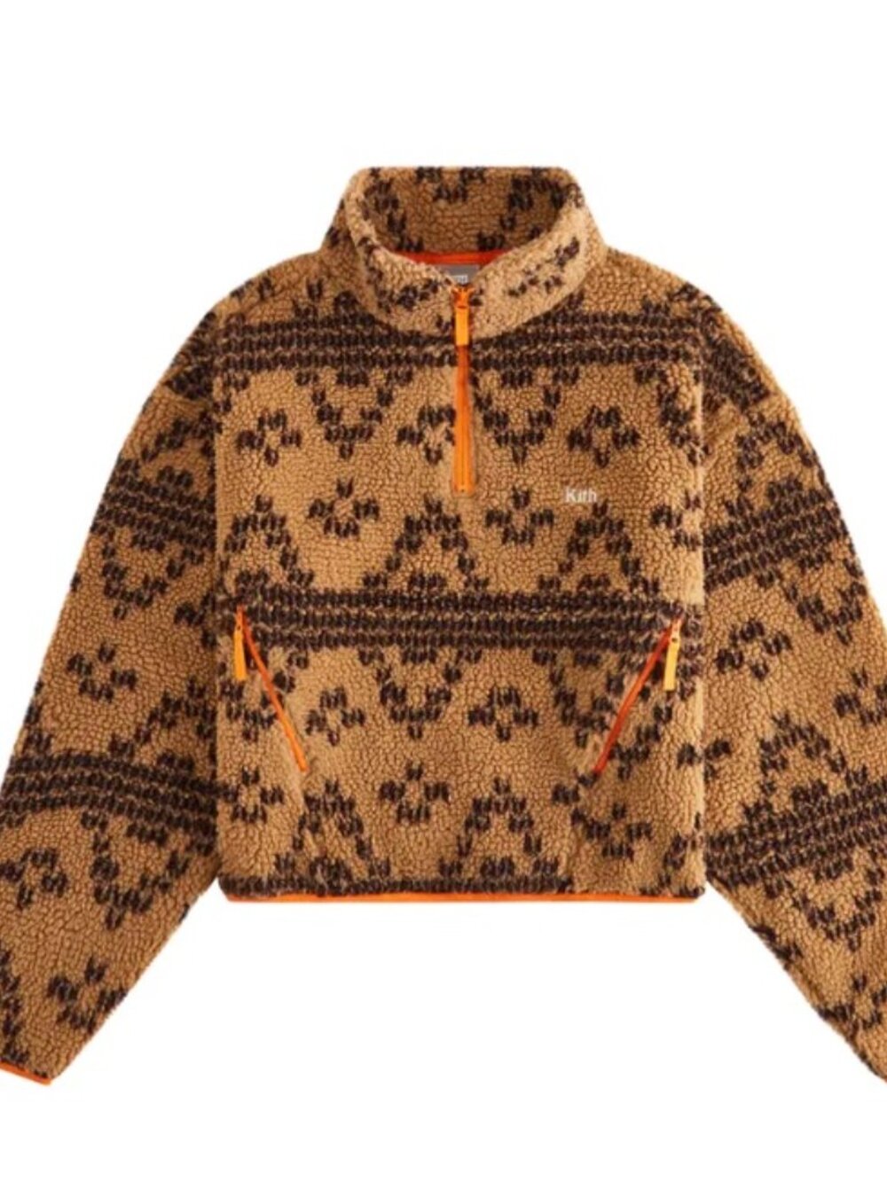 KITH Sherpa Quarter Zip (Rare Pattern)